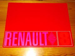 RENAULT 8 brochure