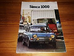 SIMCA 1100 1974 brochure