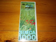 SIMCA 1000 brochure