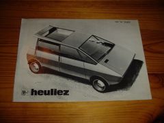 HEULIEZ TAXI "H4" PEUGEOT brochure