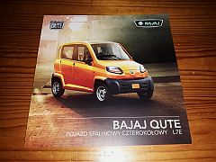 BAJAJ QUTE 2016 brochure