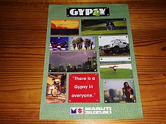 MARUTI SUZUKI  GYPSY 4WD 2002 brochure