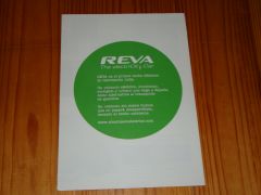REVA ElectriCity Car brochure