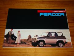 DAIHATSU FEROZA 1988 brochure