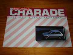 DAIHATSU CHARADE 1985 brochure