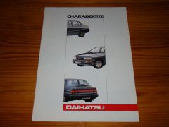 DAIHATSU CHARADE SEDAN 1992 brochure