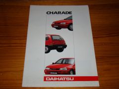 DAIHATSU CHARADE 1989 brochure