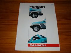 DAIHATSU FEROZA 1993 brochure