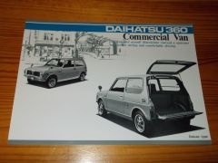 DAIHATSU 360 COMMERCIAL VAN BROCHURE