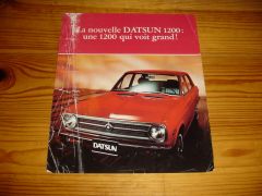 Prospekt DATSUN 1200 DATSUN 1200 brochure