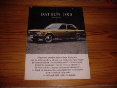 DATSUN  1800 SUPER DE LUXE brochure