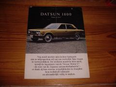 Prospekt DATSUN 1800 SUPER DE LUXE DATSUN 1800 SUPER DE LUXE brochure