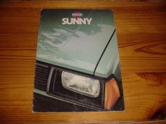 Prospekt DATSUN SUNNY 1981 DATSUN SUNNY 1981 brochure
