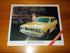 Prospekt DATSUN 160B Van DATSUN 160B VAN BROCHURE