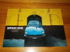 Prospekt DATSUN 260Z 1976 DATSUN 260Z 1976 brochure