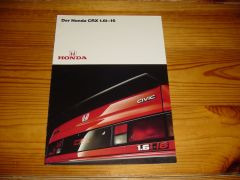 HONDA CRX 1984 brochure