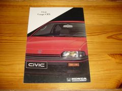 HONDA CRX 1984 brochure