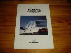 HONDA ACCORD 1987 brochure