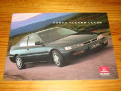 HONDA ACCORD COUPE 1996 brochure