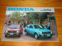 HONDA CIVIC 1982 brochure