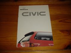 HONDA CIVIC  1987 brochure