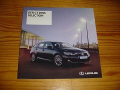 LEXUS CT200h SELECTION 2013 brochure