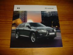 LEXUS RX 2013 brochure