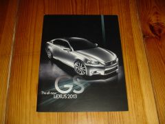 LEXUS GS 2013 brochure