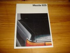 MAZDA 929 1987 brochure