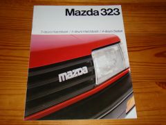 MAZDA 323 1985 brochure