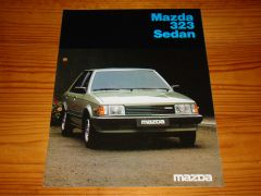 MAZDA 323 SEDAN 1981 brochure