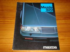 MAZDA 929 SEDAN 1984 brochure