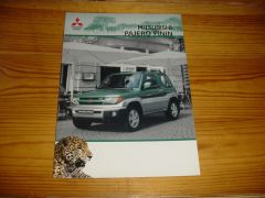 MITSUBISHI PAJERO PININ 2000 brochure