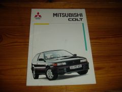MITSUBISHI COLT 1991 brochure