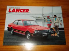 MITSUBISHI LANCER 1600 1978 BROCHURE