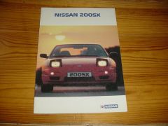 NISSAN 200SX 1991 brochure