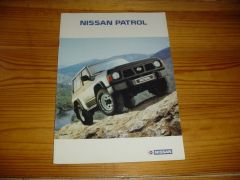 NISSAN PATROL 1993 brochure