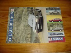 NISSAN BLUEBIRD 1990 brochure