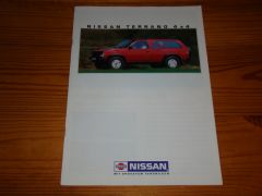 NISSAN TERRANO 4x41988 brochure