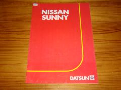 NISSAN SUNNY 1980 brochure