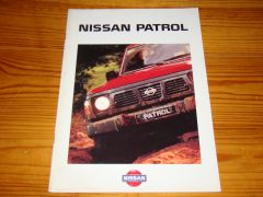 NISSAN PATROL 1993 brochure