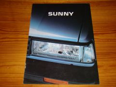 NISSAN SUNNY 1985 brochure