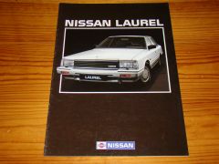 NISSAN LAUREL 1980 brochure