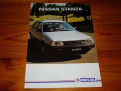 NISSAN STANZA  1985 brochure