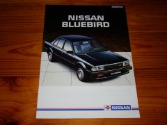 NISSAN BLUEBIRD 1985 brochure