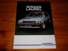 NISSAN LAUREL 1983 brochure