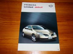 NISSAN PRIMERA LIMITED 2004 brichure