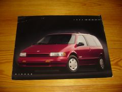 NISSAN QUEST 1993 brochure