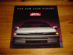 SUBARU SVX 1992 brochure