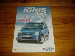 SUZUKI IGNIS 4x4 SNOW WHITE brochure